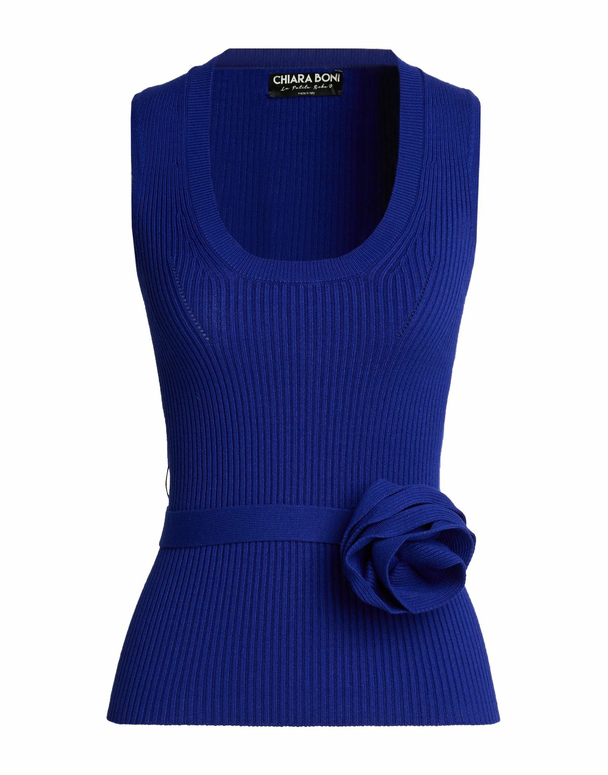 Chiara Boni La Petite Robe Womens Top Bright in Blue
