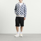 Casablanca Men's Monogram Zip Up Hoodie in Navy