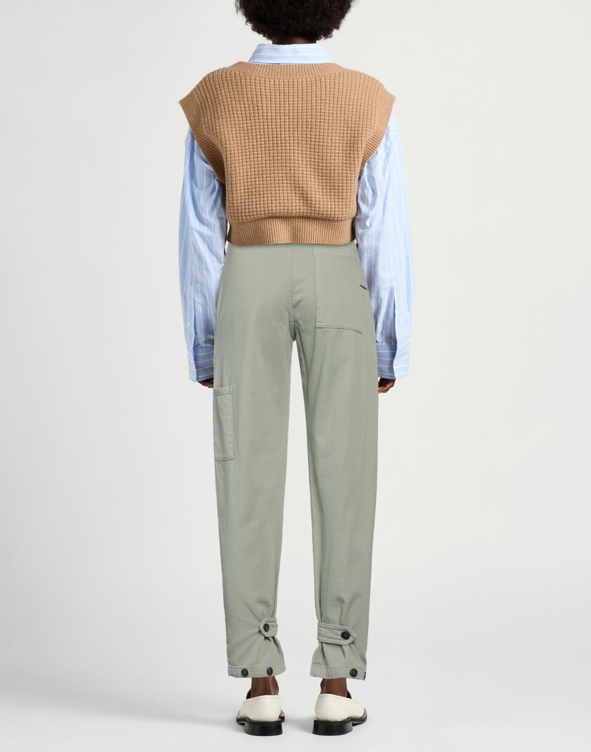 Fortela Womens Jeans in Sage green