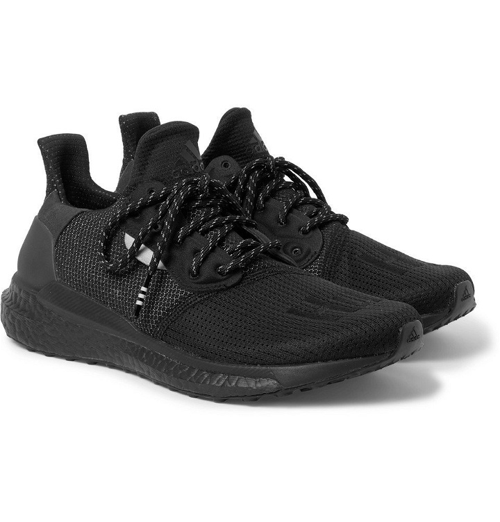 Photo: adidas Consortium - Pharrell Williams SolarHu PRD Glide Sneakers - Black