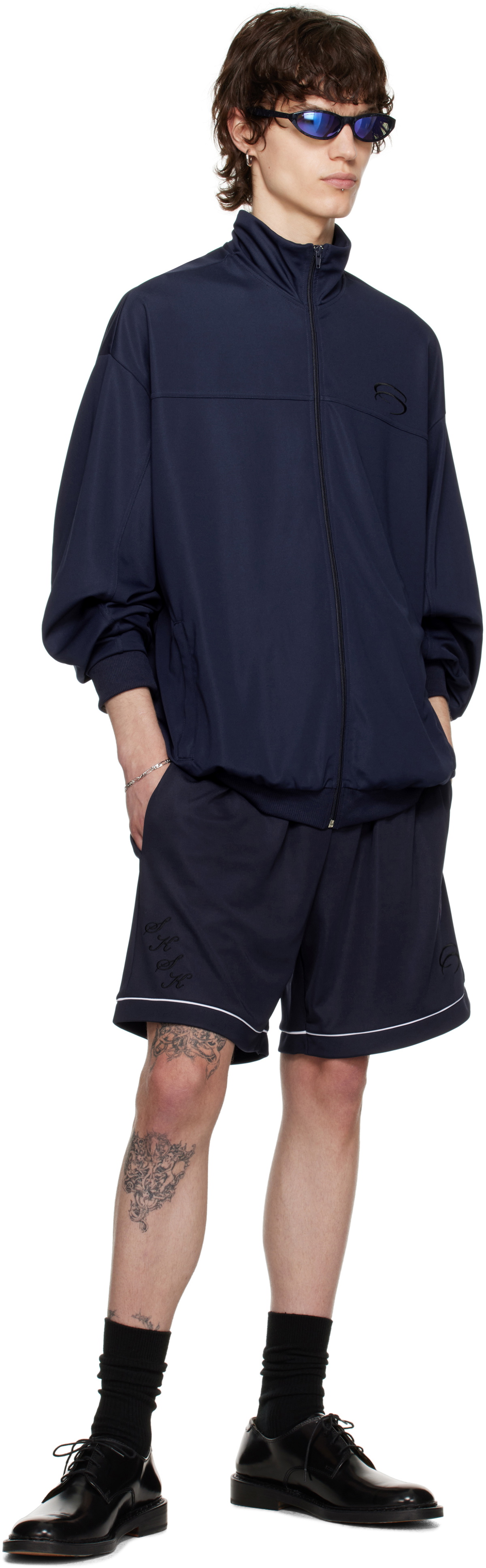 Still Kelly Navy Track Jacket