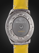 Ressence - Type 5 L Automatic 46mm Titanium and Leather Watch, Ref. No. TYPE 5 Lum