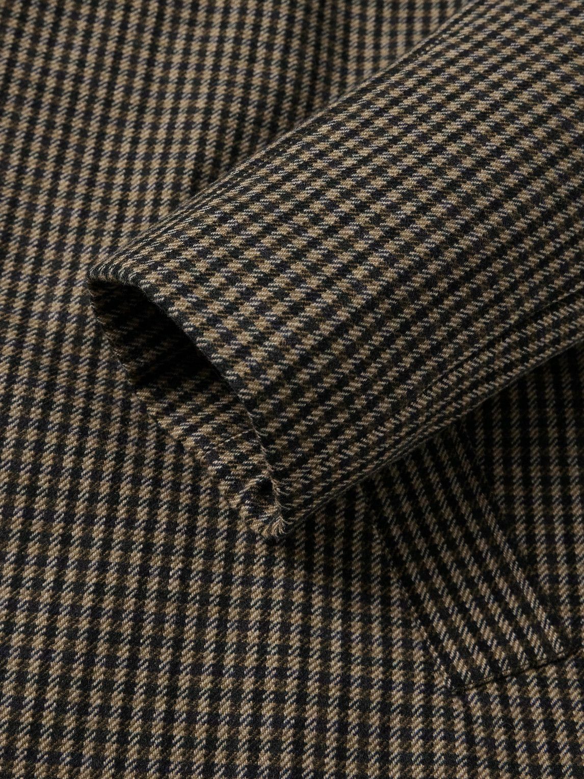 A.P.C. - Mac Paul Houndstooth Wool-Blend Coat - Brown A.P.C.