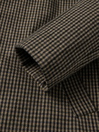 A.P.C. - Mac Paul Houndstooth Wool-Blend Coat - Brown