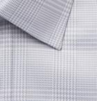 TOM FORD - Light-Grey Slim-Fit Prince of Wales Checked Cotton Shirt - Gray