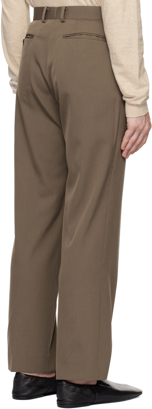 パンツ 19FW AURALEE Wool Max Gabardine Trousers Auralee Light Wool Max Gabardine Slacks in Light Khaki