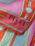 PUCCI Printed Cotton Blend Long Sarong