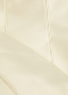 DE LA Vali Zena Darted Crepe Mini Dress Ivory