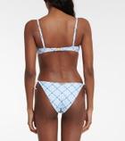 Heidi Klein Grand Cayman ruched bandeau bikini top