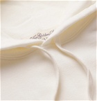 Remi Relief - Printed Fleece-Back Cotton-Blend Jersey Hoodie - Neutrals