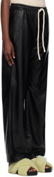 Nanushka Black Gisela Vegan Leather Trousers