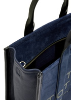 Marc Jacobs The Tote Medium Suede Tote - Navy - One Size