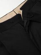 Stòffa - Straight-Leg Pleated Wool Trousers - Black