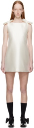 KIMHĒKIM White Monroe Minidress