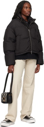 AMI Paris Black Ami de Coeur Down Jacket