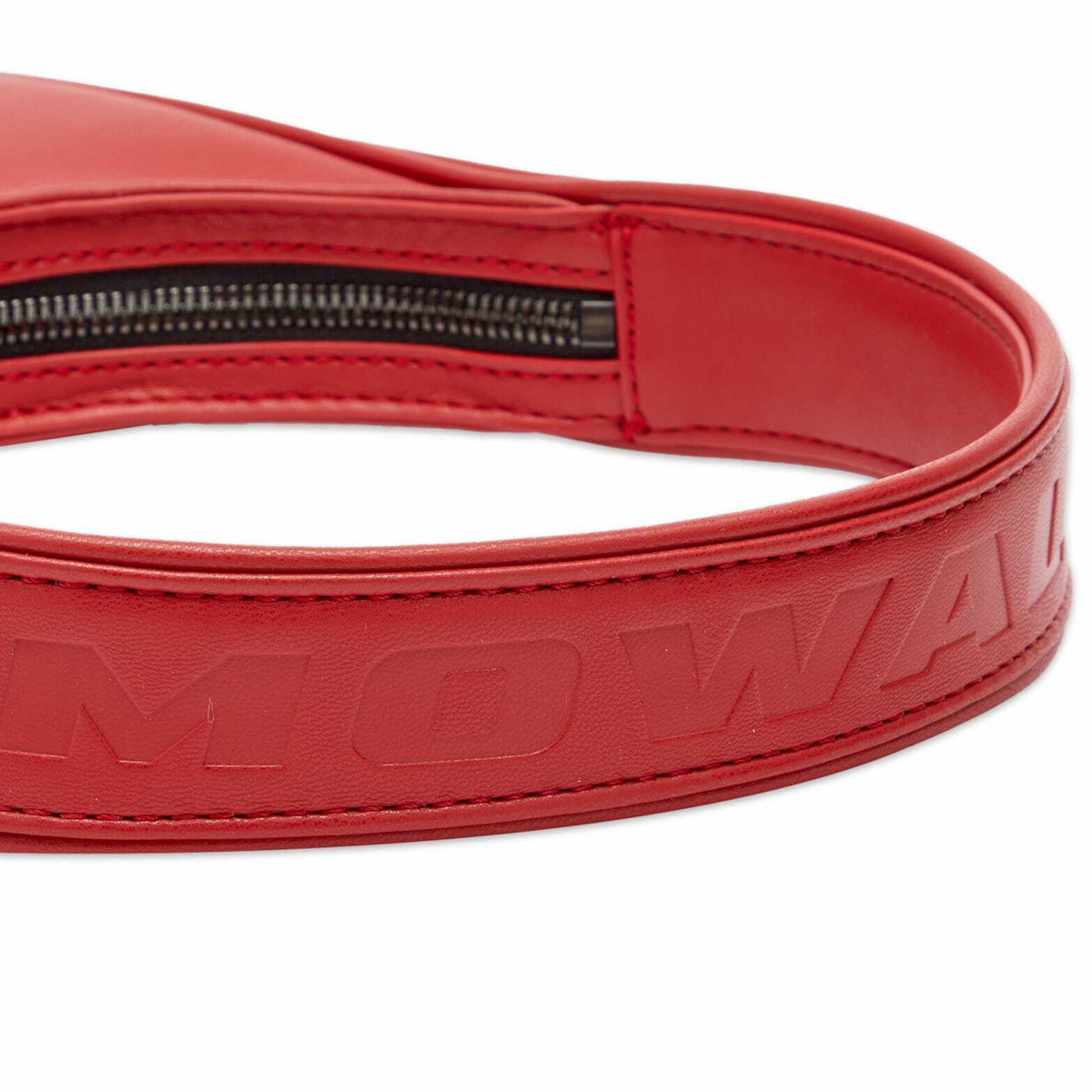 MOWALOLA Women's Medium Bundle Bag in Barbados Cherry Mowalola