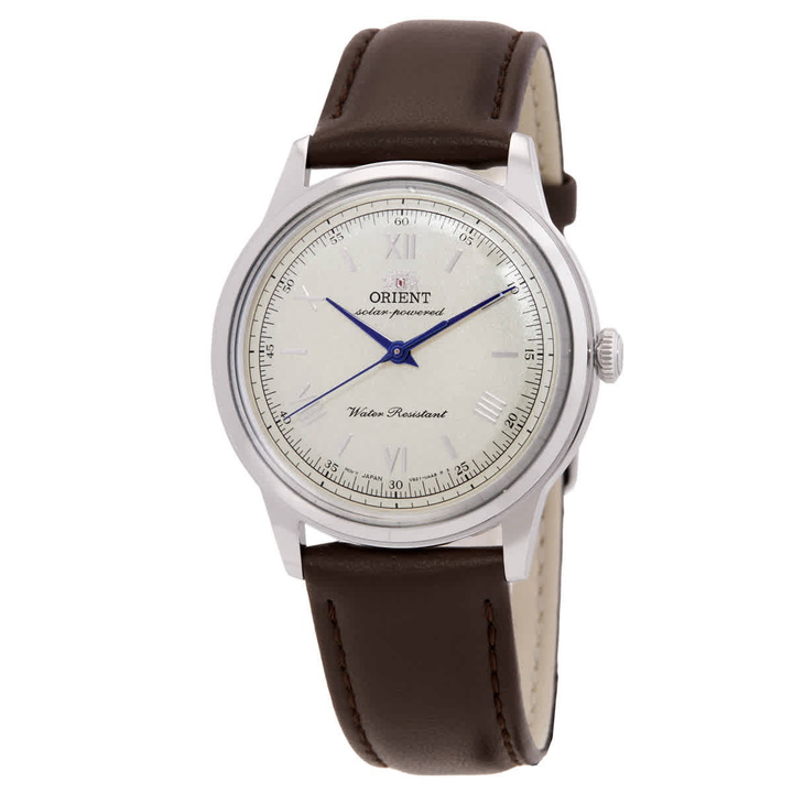 Photo: Orient Classic Solar-Powered Ivory Dial Watch RA-WK0003G10B