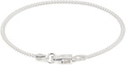 Hatton Labs Silver Round Curb Bracelet