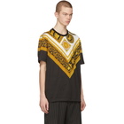 Versace Black Brocade T-Shirt