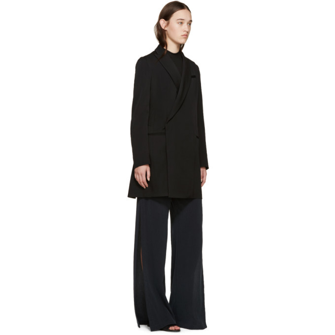 Nomia Black Ribbed Jersey T-Shirt