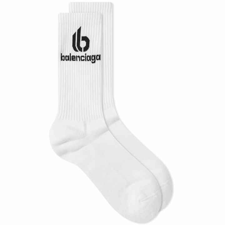 Photo: Balenciaga Double B Logo Socks