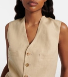 Ralph Lauren Collection Jaiden linen vest