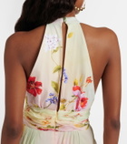 Roberto Cavalli Floral silk gown