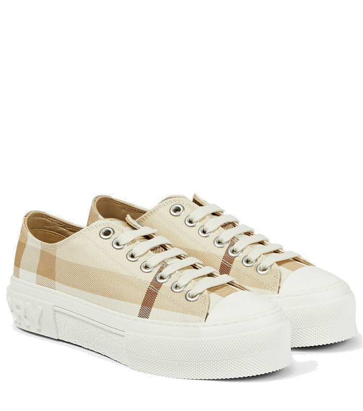 Photo: Burberry - Vintage Check low-top sneakers