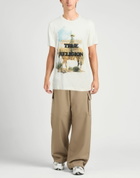 True Religion Mens T-shirt Cream