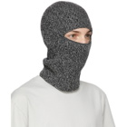 John Elliott Grey Wool and Cashmere Balaclava