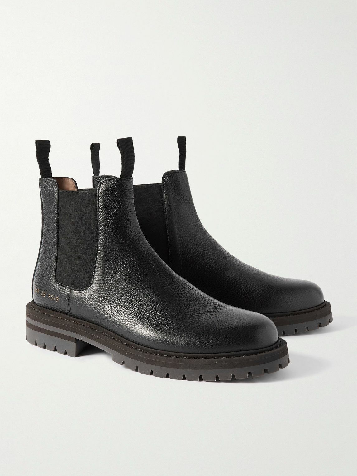 Common Projects チェルシーブーツ　BLACK Common Projects - Nappa Leather Chelsea Boots - Black Common