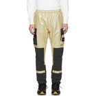 Stone Island Gold Iridescent Cargo Pants