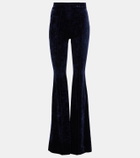 Alex Perry Velvet flared pants