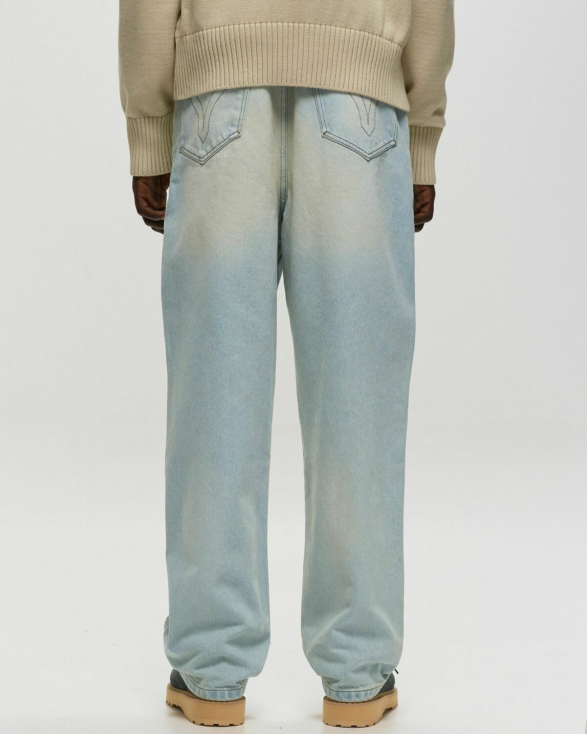 【未使用品】Ami Paris Alex fit denim ベージュ30インチ Ami Paris Alex Fit Jeans Blue Jeans AMI