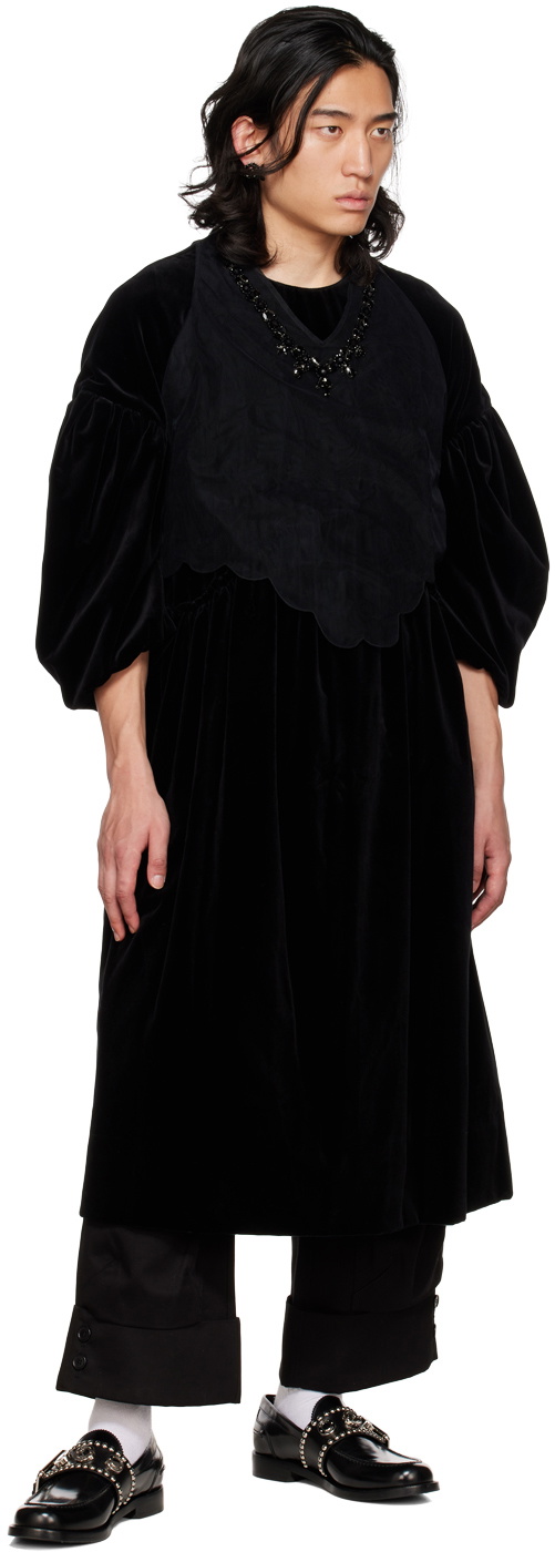 Simone Rocha SSENSE Exclusive Black Smock Dress Simone Rocha