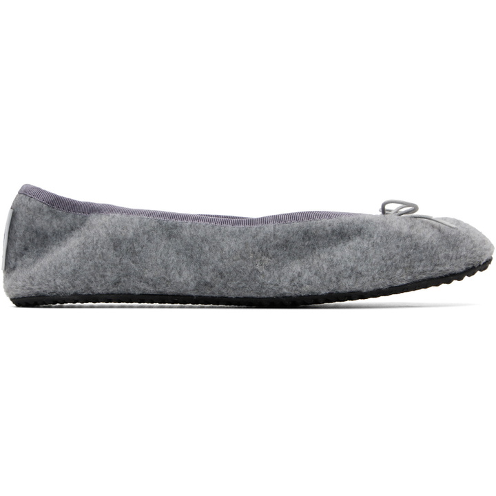 Photo: Gimaguas Gray Bailarina Felt Ballerina Flats