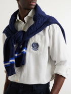 Polo Ralph Lauren - Wimbledon Logo-Embroidered Linen Shirt - White