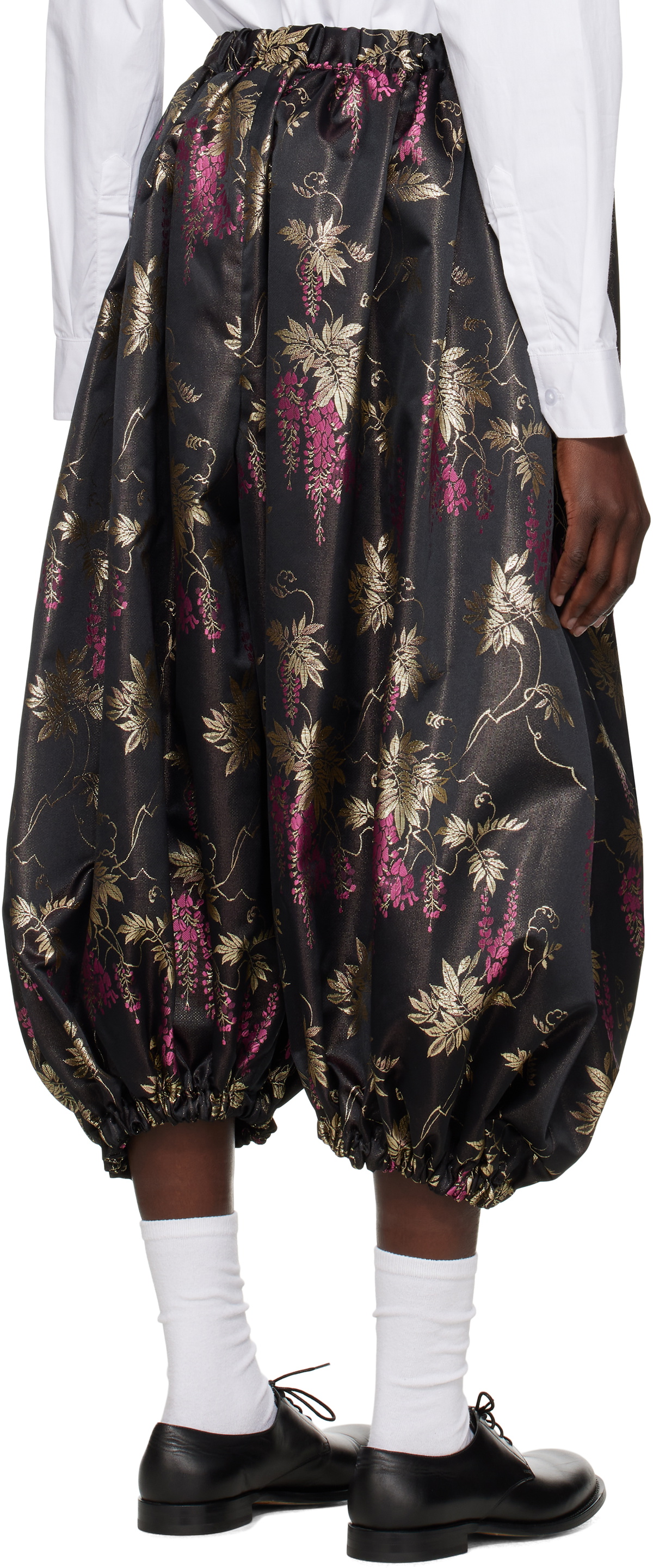 Comme des Garçons Comme des Garçons Black Jacquard Trousers