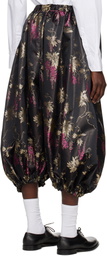 Comme des Garçons Comme des Garçons Black Jacquard Trousers