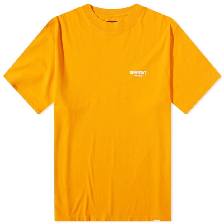 Photo: Represent Men's Owners Club T-Shirt in Neon Orange