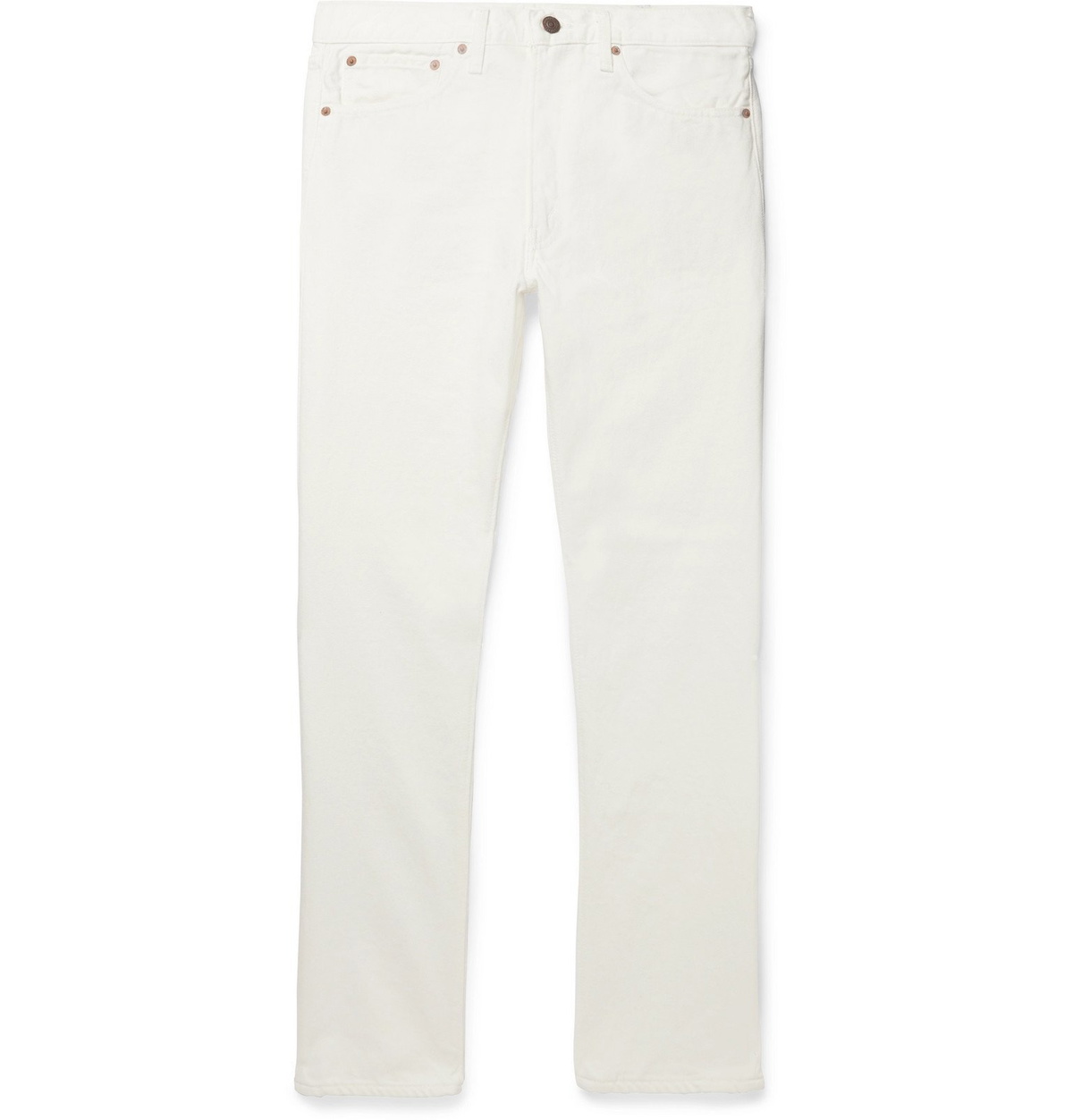 OrSlow - 107 Slim-Fit Denim Jeans - White orSlow