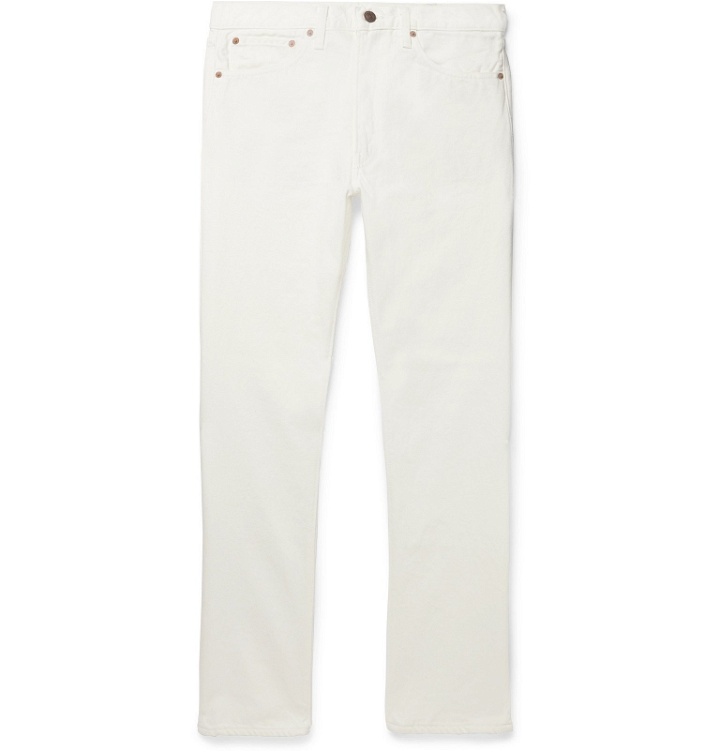Photo: OrSlow - 107 Slim-Fit Denim Jeans - White
