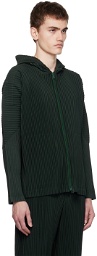 HOMME PLISSÉ ISSEY MIYAKE Green Monthly Color August Hoodie