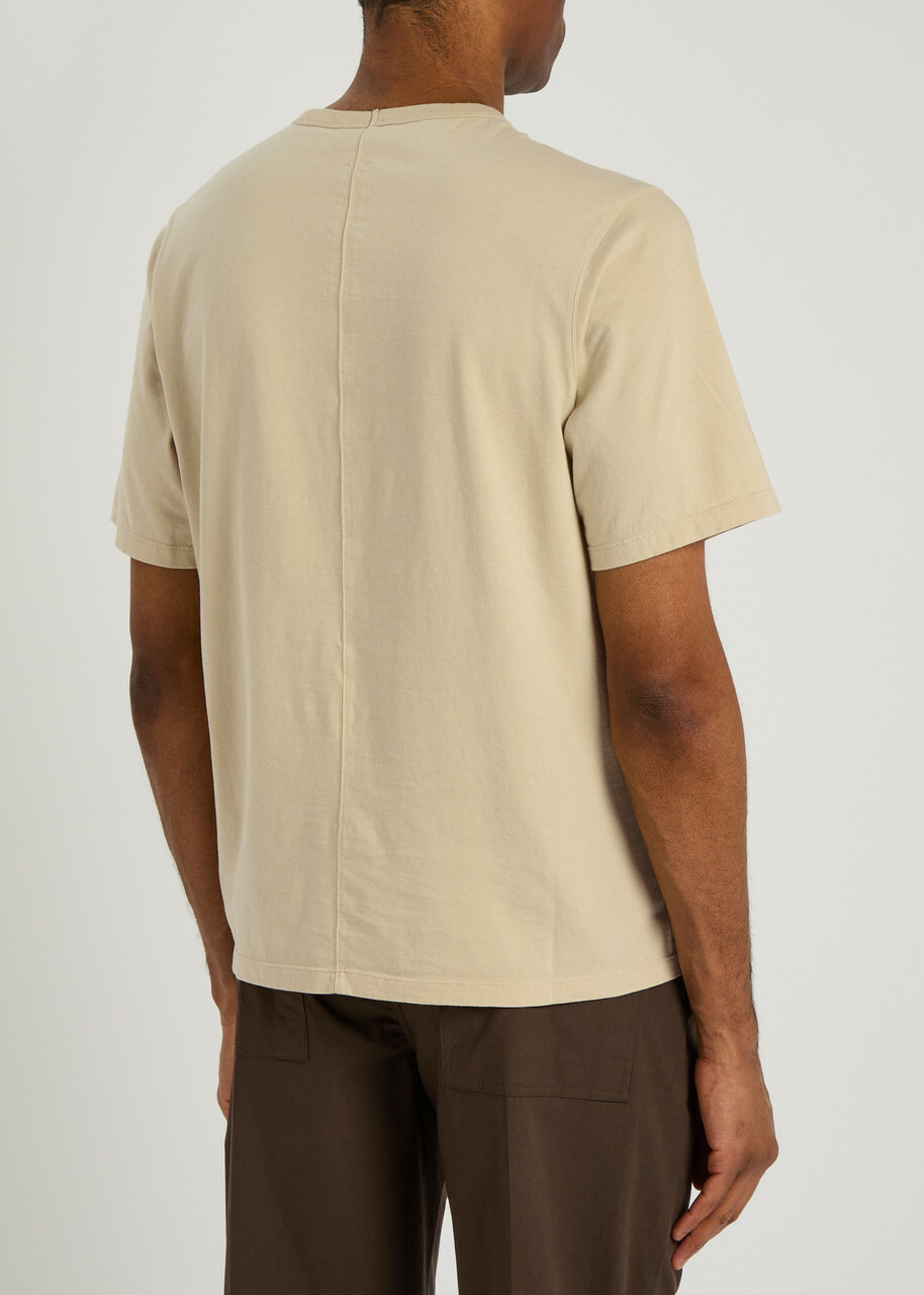 Rick Owens Brad Cotton T-shirt Sand