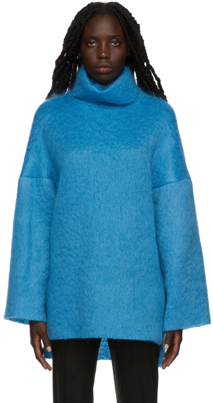 Photo: GAUCHERE Blue Tidus Turtleneck Sweater