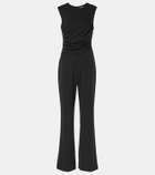 Staud Jagger draped jersey jumpsuit