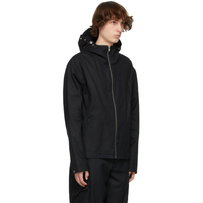 EDEN power corp Black Hemp Enoki Hooded Jacket Eden Power Corp