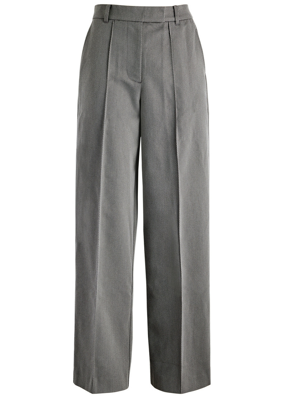 Remain BY Birger Christensen Straight-leg Twill Trousers Grey 32 (UK4 / Xxs)