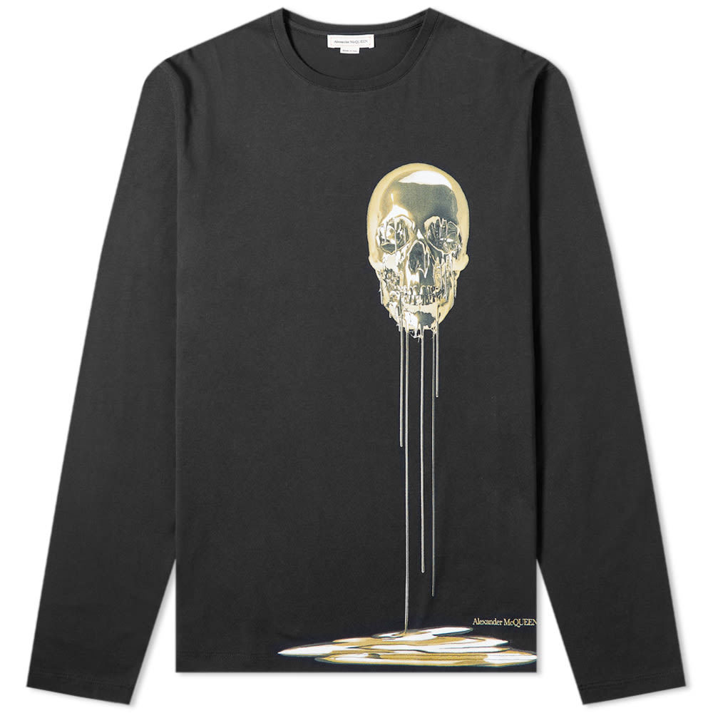 Alexander McQueen Long Sleeve Skull Mask Print Tee Alexander Alexander McQueen Long Sleeve Skull Mask Print Tee Alexander