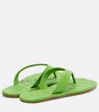 JW Anderson Leaf leather thong sandals